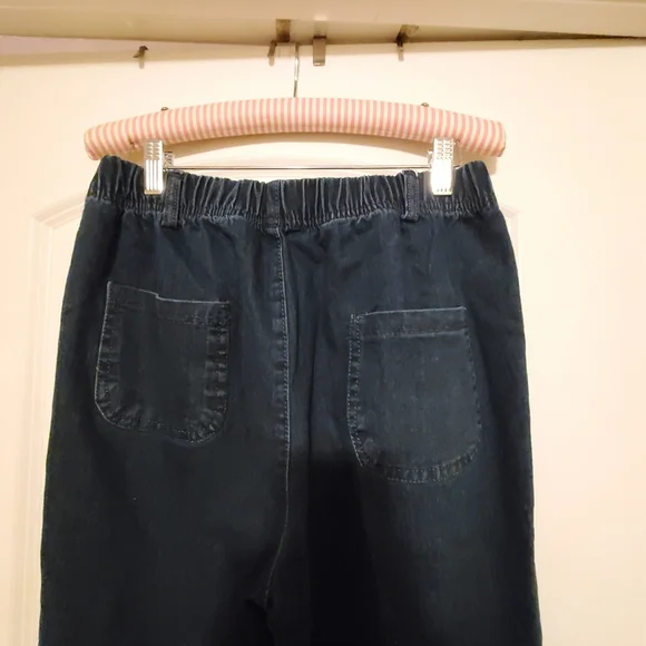 🛍️BUNDLE ONLY ITEM🛍️NWT Dark Blue Elastic Waist Pants - Picture 6 of 12